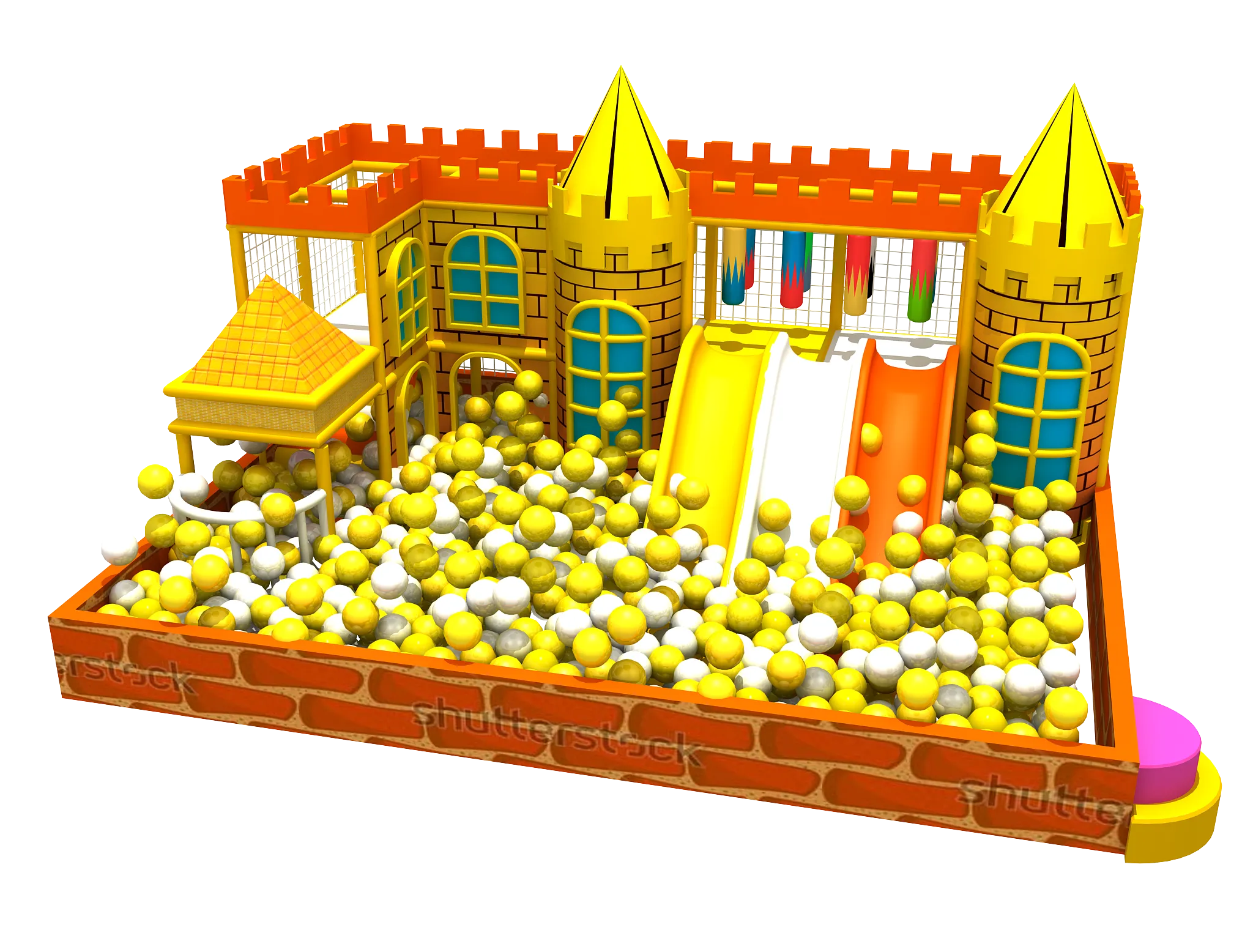 A "Million-Ball Pit Kids' Indoor Playground" refers to a specialized indoor play space centered around a large-scale ball pit filled with approximately one million