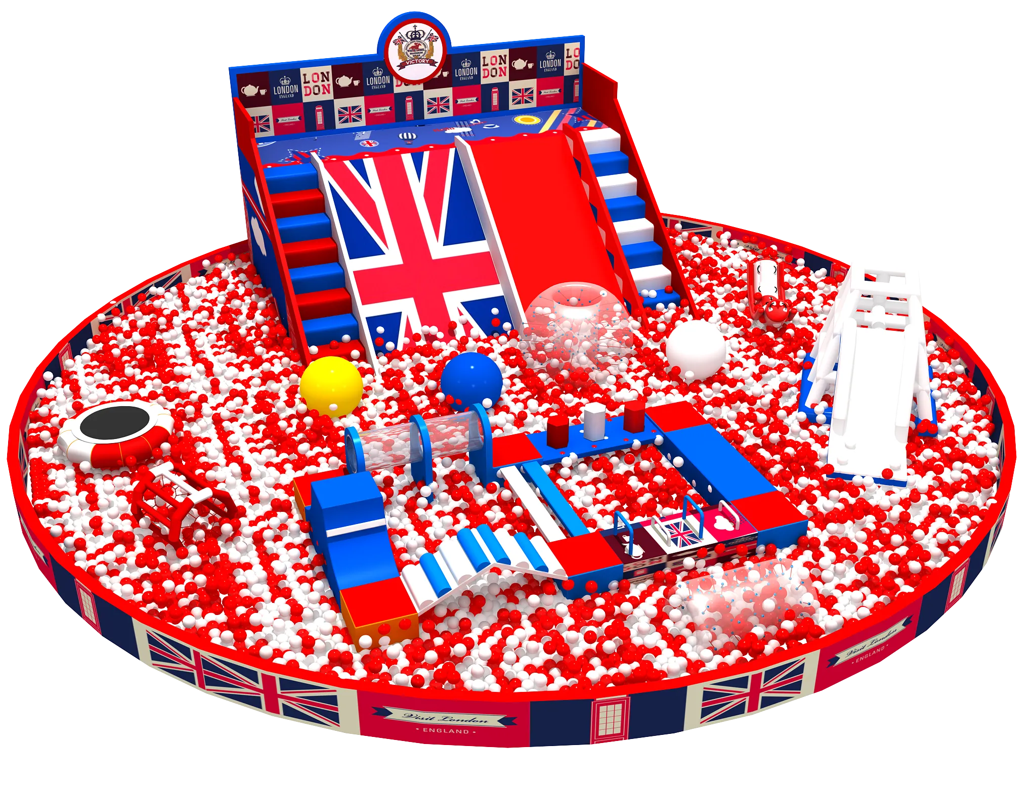 Circle Million-Ball Pit Kids' Indoor Playground