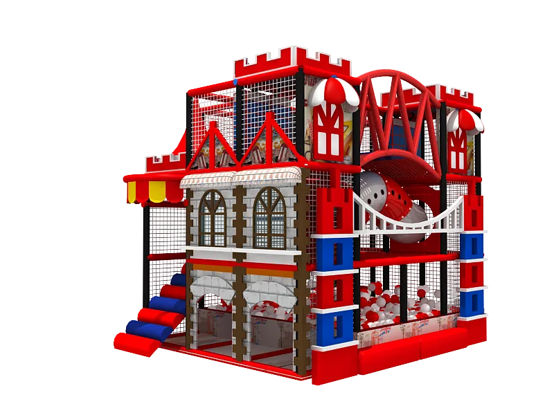 Custom-made British-style Children's Small Castle (for Indoor Play)