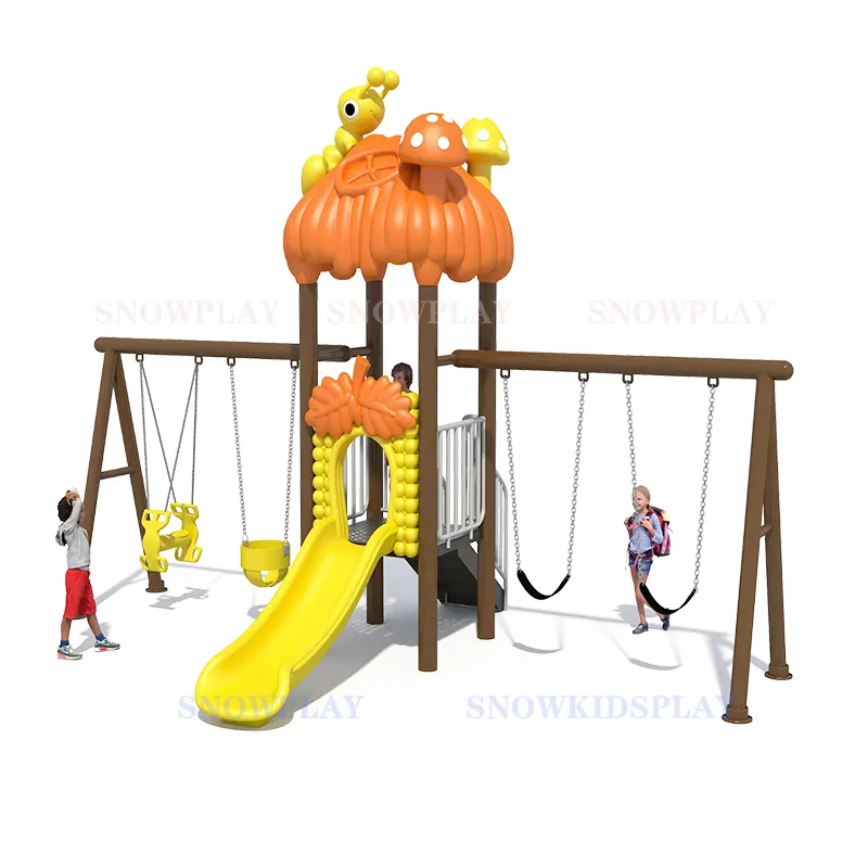toddler swing and slide set