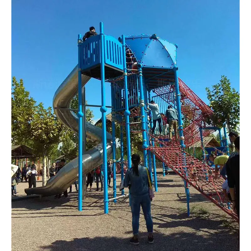 Outdoor stainless steel slides