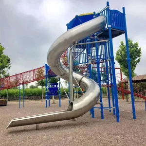 hildren's stainless steel slide